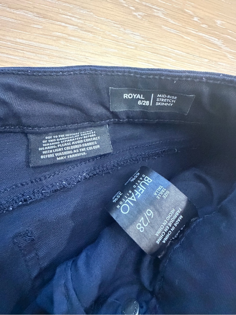Buffalo David Bitton High-Rise Midnight Blue Skinny Jeans - Picture 5 of 7
